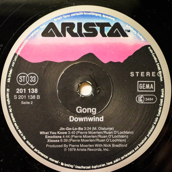 Pierre Moerlen's Gong - Downwind