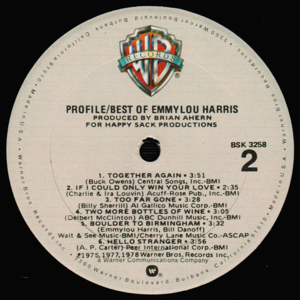 Profile / Best Of Emmylou Harris - secondary