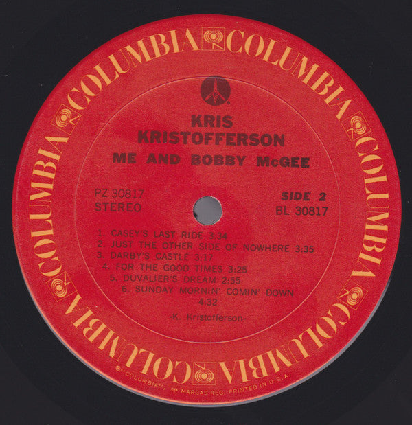 Kris Kristofferson - Me And Bobby McGee