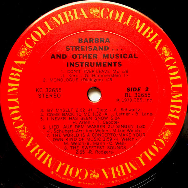 Barbra Streisand...And Other Musical Instruments - secondary