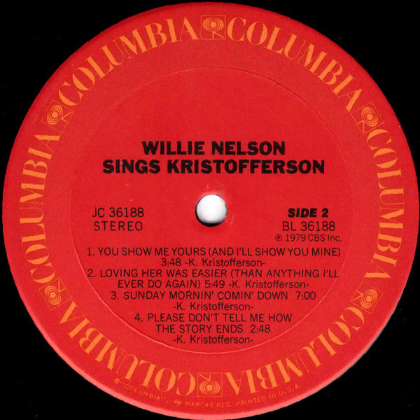Willie Nelson Sings Kristofferson - secondary
