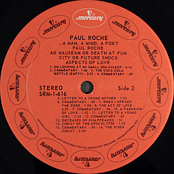 Paul Roche - Ad Nauseum Or Death At Fun City Or Future Shock