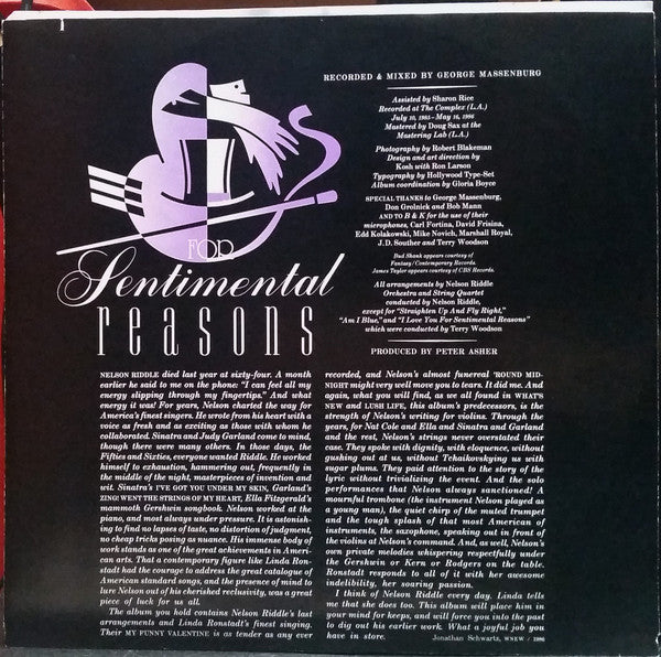 For Sentimental Reasons - secondary