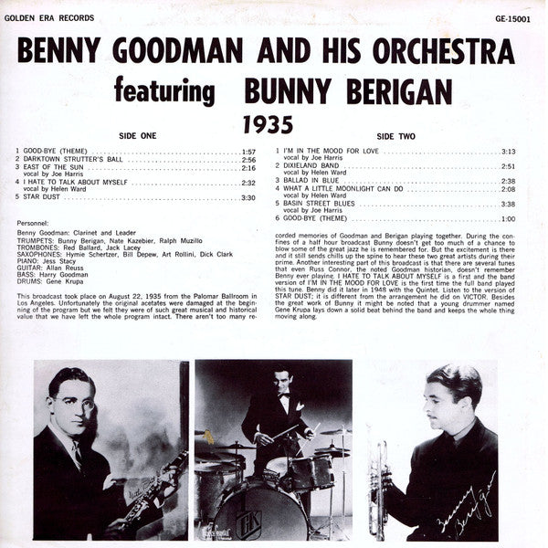 Featuring Bunny Berigan - secondary