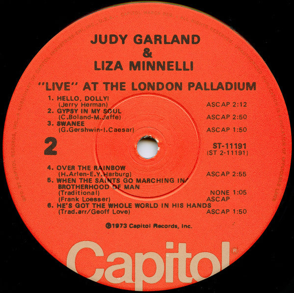 "Live" At The London Palladium - secondary