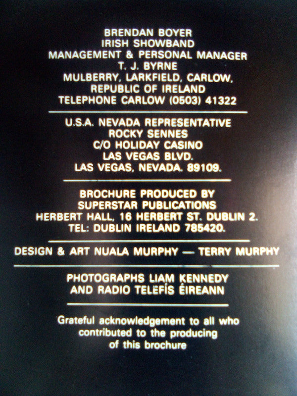 Brendan Bowyer - Irish Showband