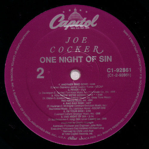 One Night Of Sin - secondary