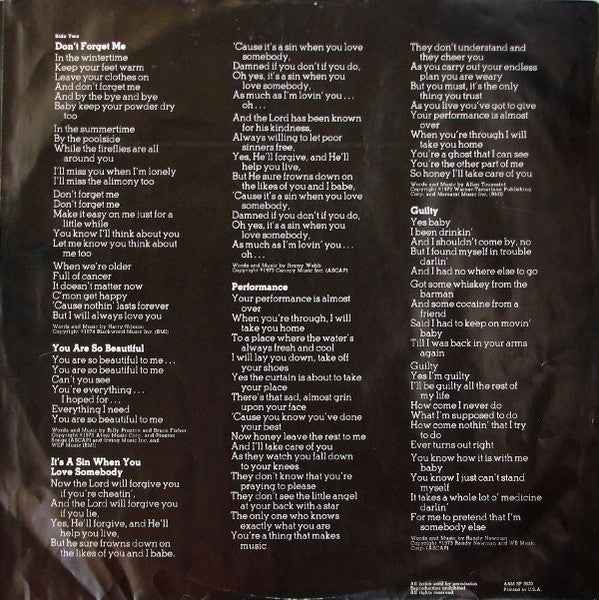 I Can Stand A Little Rain - secondary