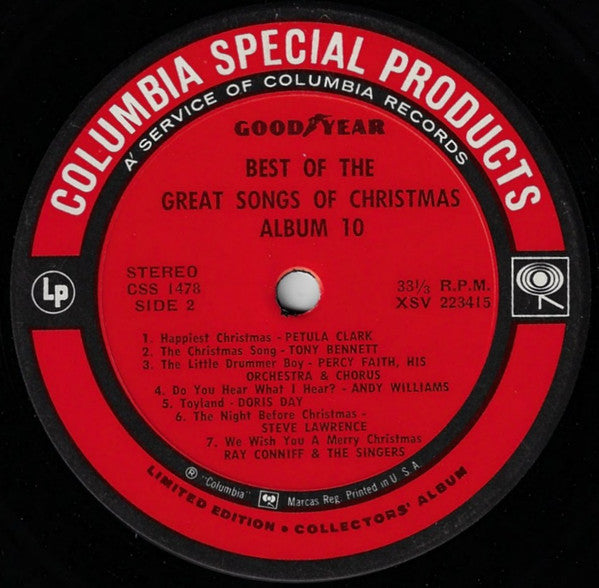 Various - Best Of The Great Songs Of Christmas