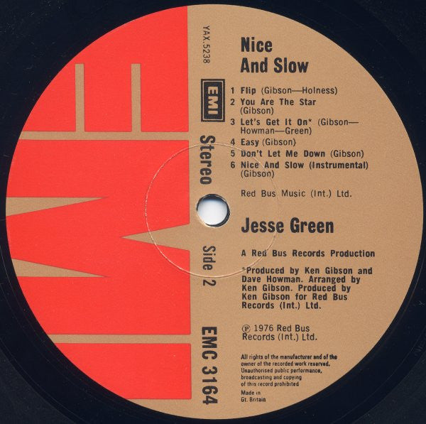Jesse Green - Nice And Slow