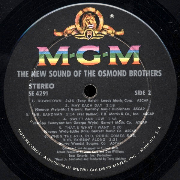 The New Sound Of The Osmond Brothers - secondary
