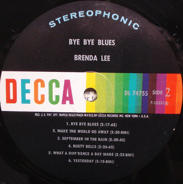 Bye Bye Blues - secondary