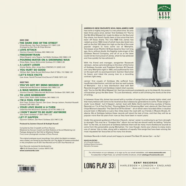 The Best Of James Carr - secondary