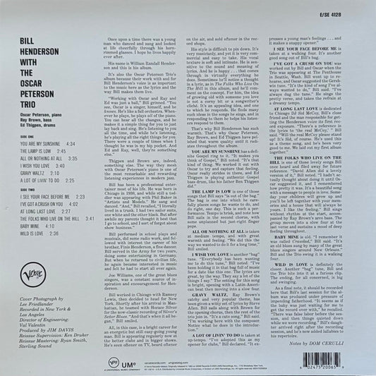 Bill Henderson With The Oscar Peterson Trio - secondary