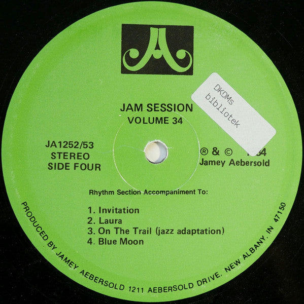 Jamey Aebersold - Jam Session For Instrumentalists & Vocalists