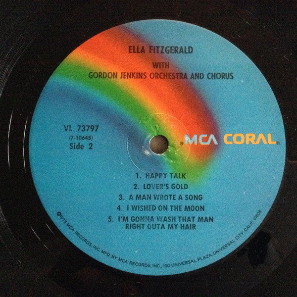 Ella Fitzgerald, Gordon Jenkins and his Orchestra and Chorus - Ella Fitzgerald With Gordon Jenkins' Orchestra And Chorus