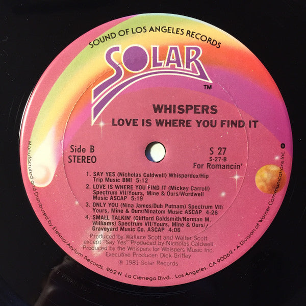 Love Is Where You Find It - secondary