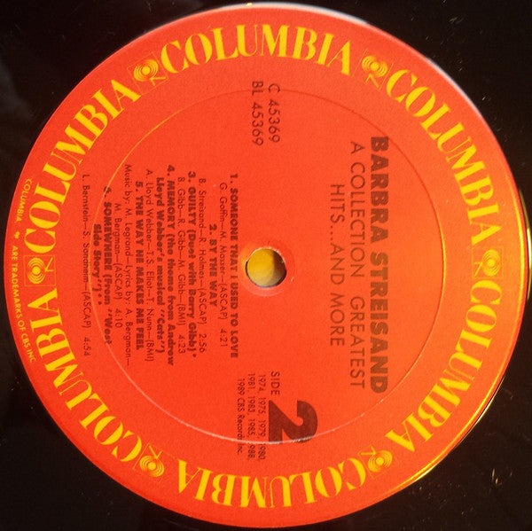 Barbra Streisand - A Collection Greatest Hits...And More