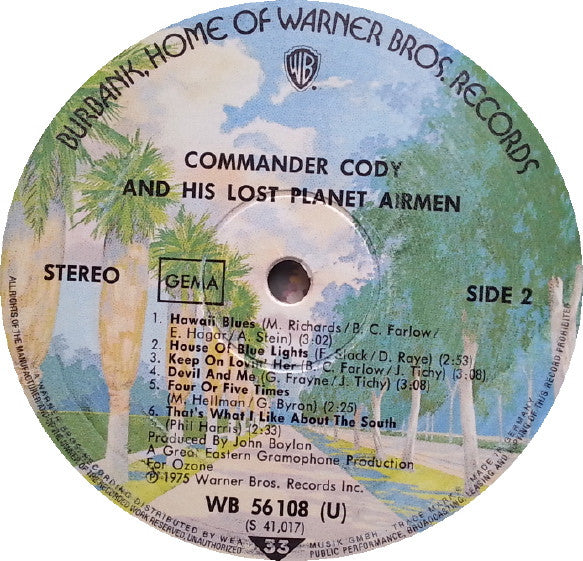 Commander Cody And His Lost Planet Airmen - Commander Cody And His Lost Planet Airmen