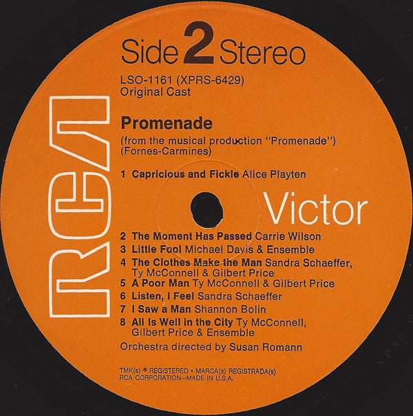 Maria Irene Fornes, Al Carmines - Promenade (The Original Cast Recording)