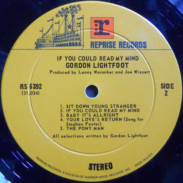 If You Could Read My Mind - secondary