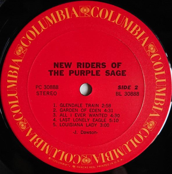 New Riders Of The Purple Sage - secondary