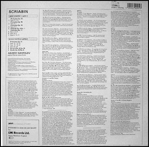 24 Preludes, Sonata No. 4, Etude In C Sharp Minor, Op. 42 No. 5 - secondary