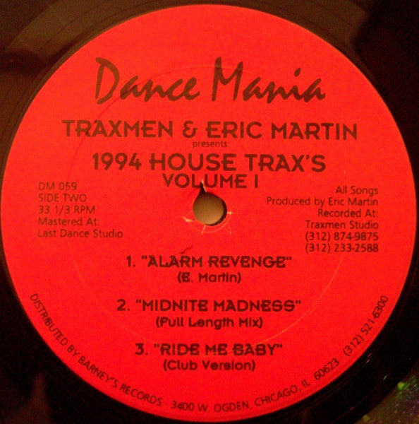 1994 House Trax's Volume I - secondary