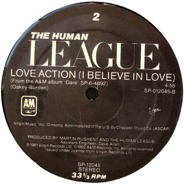The Human League - Don't You Want Me (Special Extended Dance Mix) / Love Action (I Believe In Love)