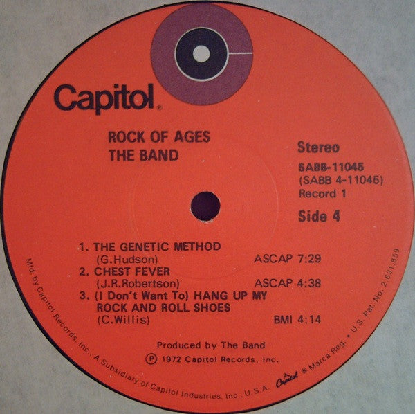 Rock Of Ages (The Band In Concert) - secondary