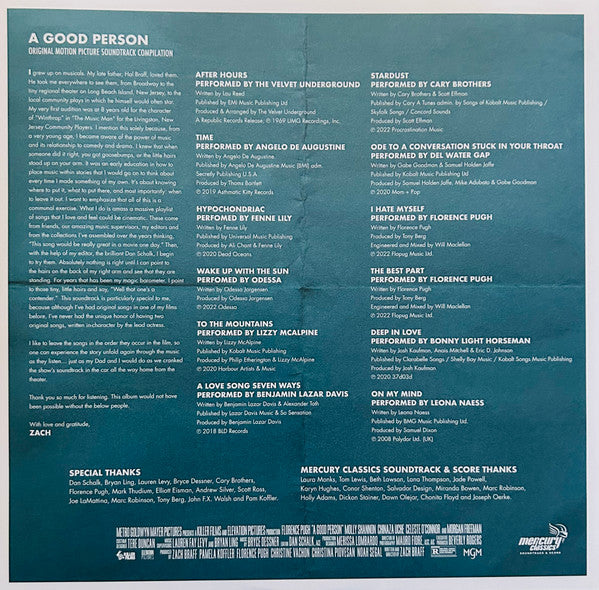 A Good Person (Music From The Original Motion Picture) - secondary