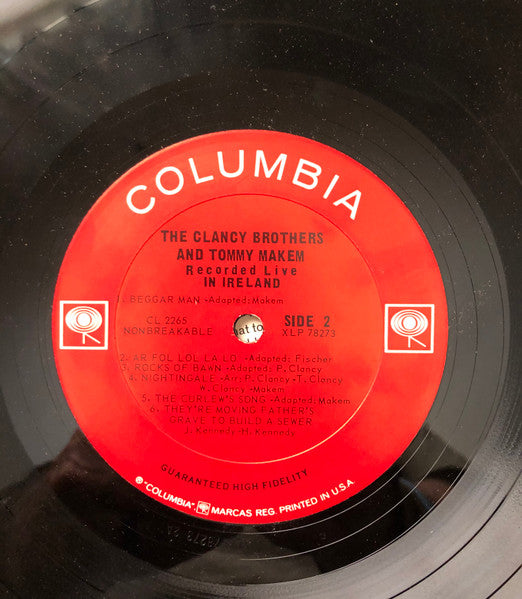 The Clancy Brothers & Tommy Makem - Recorded Live In Ireland