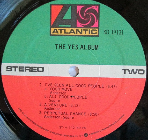 The Yes Album - secondary