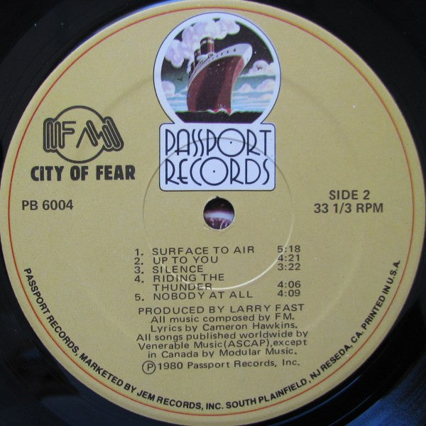 City Of Fear - secondary