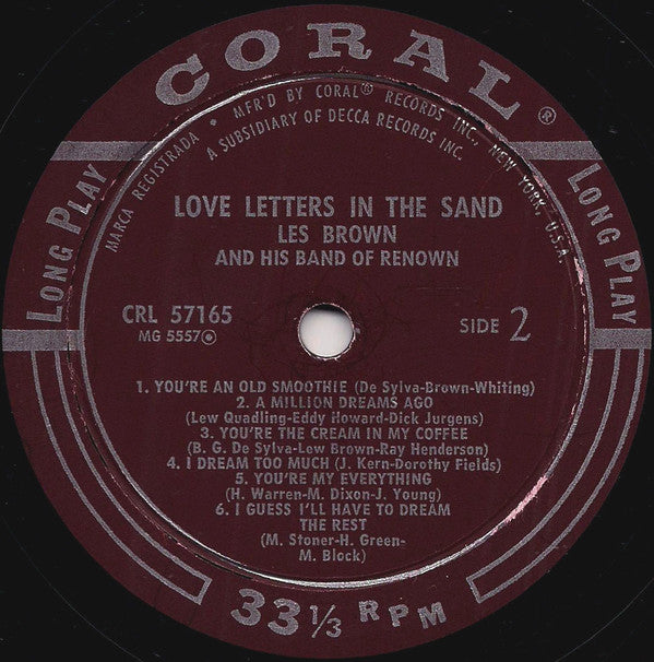 Les Brown And His Band Of Renown - Love Letters In The Sand