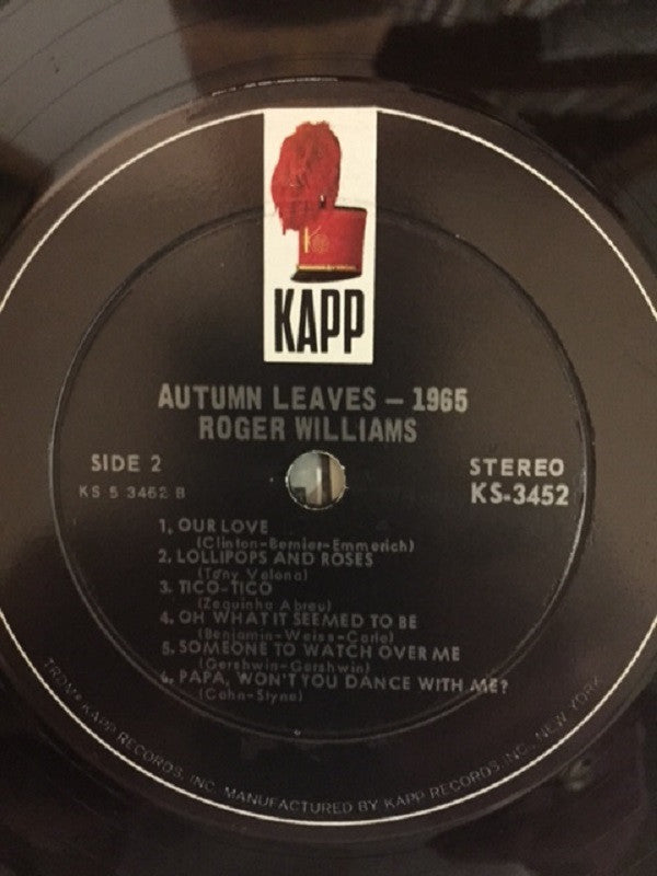 Roger Williams - Autumn Leaves - 1965
