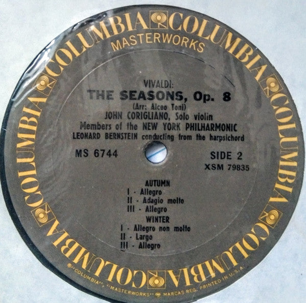 Antonio Vivaldi, Leonard Bernstein, New York Philharmonic, John Corigliano - The Four Seasons, Op. 8