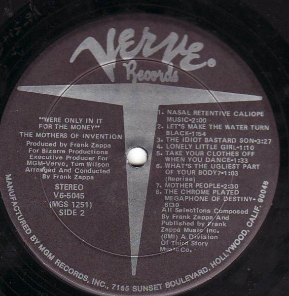 The Mothers - We're Only In It For The Money