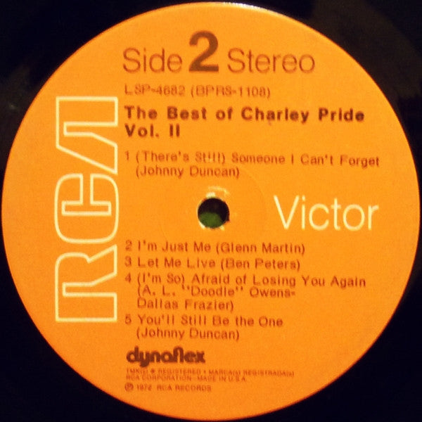 The Best Of Charley Pride Vol. II - secondary