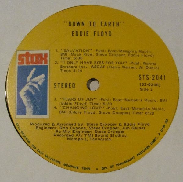 Eddie Floyd - Down To Earth