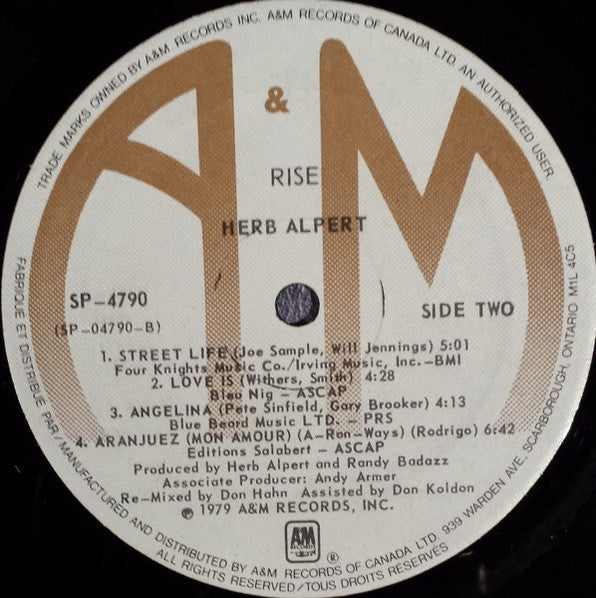 Herb Alpert - Rise