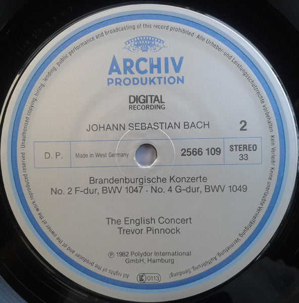 Johann Sebastian Bach, The English Concert, Trevor Pinnock - 6 Brandenburgische Konzerte