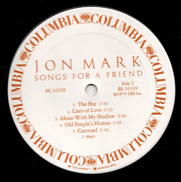 Songs For A Friend - secondary