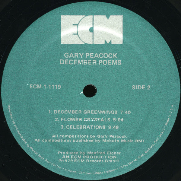 December Poems - secondary
