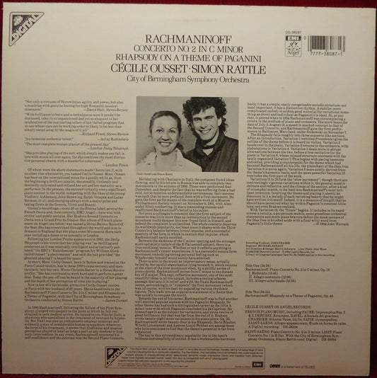 Piano Concerto No.2 In C Minor / Rhapsody On A Theme Of Paganini - secondary