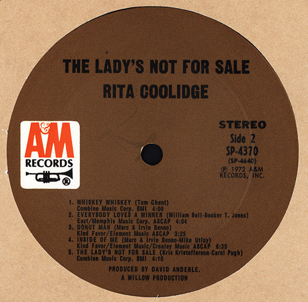 The Lady's Not For Sale - secondary