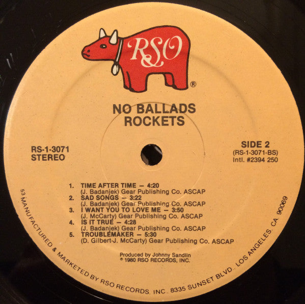 The Rockets - No Ballads