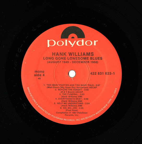 Long Gone Lonesome Blues : August 1949 - December 1950 - secondary