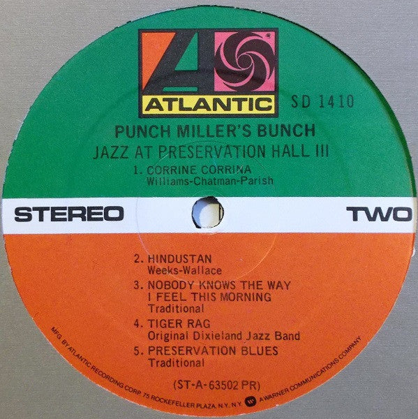 Paul Barbarin And His Jazz Band, Punch Miller's Bunch, George Lewis - Jazz At Preservation Hall III