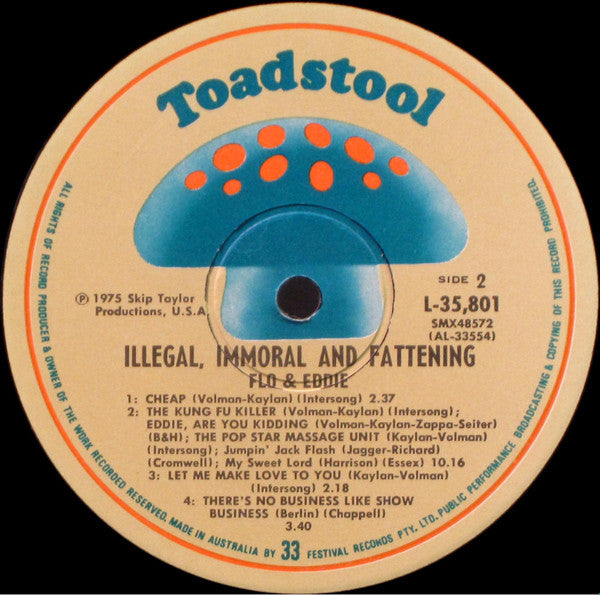 Illegal, Immoral And Fattening - secondary